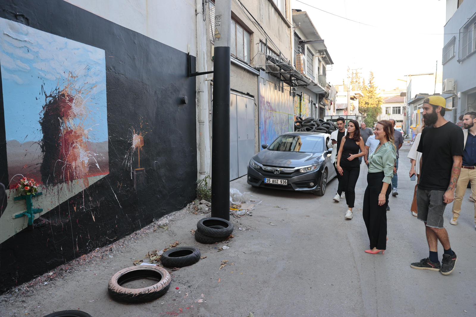 Konak’ta sanat sokaklara yayılmaya devam ediyor