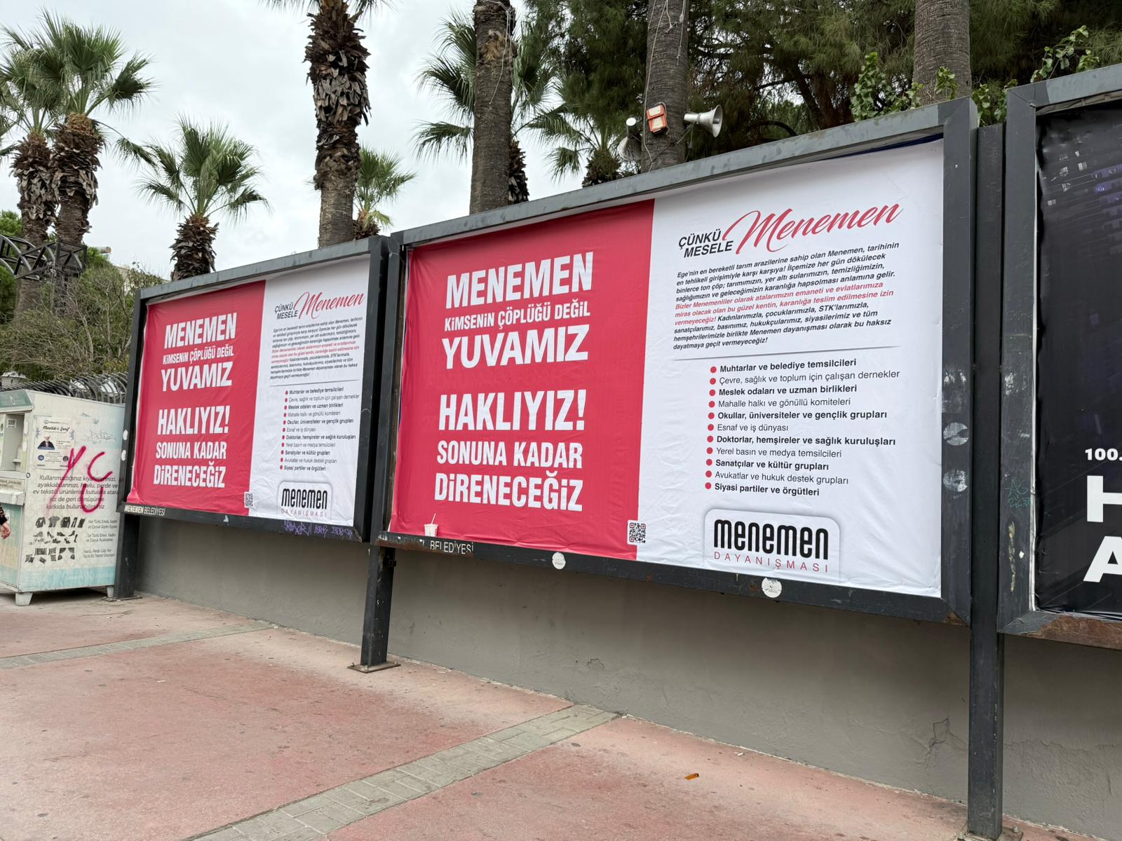 Menemen, çöp tehdidine karşı tek yürek!