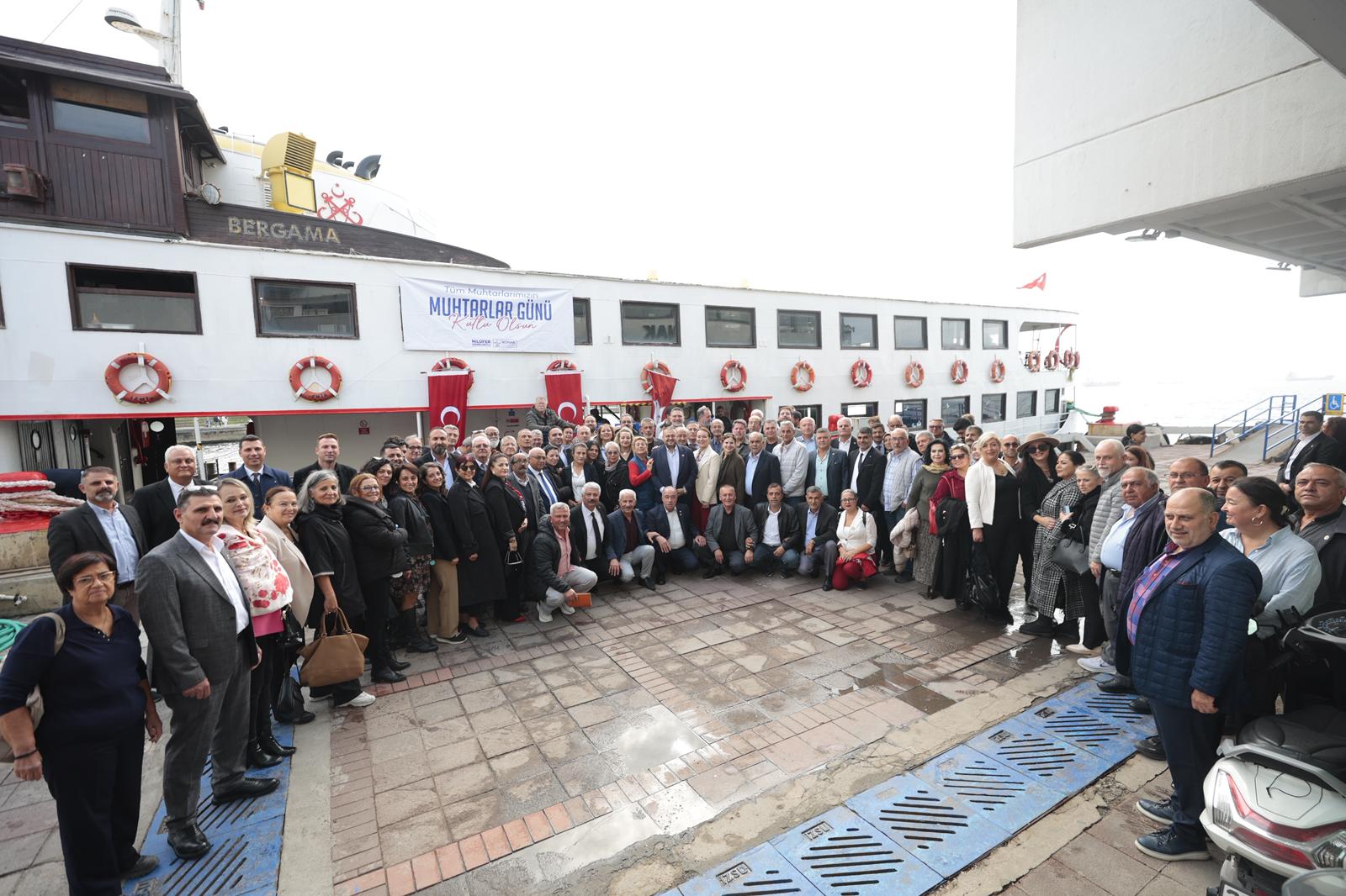 Muhtarlar Günü’nde Konaklı muhtarlara Körfez turu