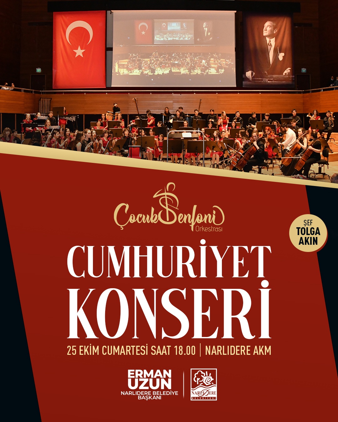 NARLIDERE, CUMHURİYETİMİZİN 102’NCİ YILINI COŞKU VE GURURLA KUTLAYACAK