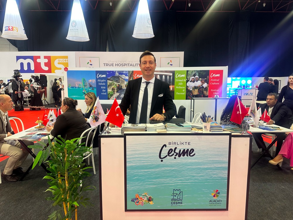 Çeşme, Uluslararası Antalya Turizm Fuarı’nda yoğun ilgi gördü