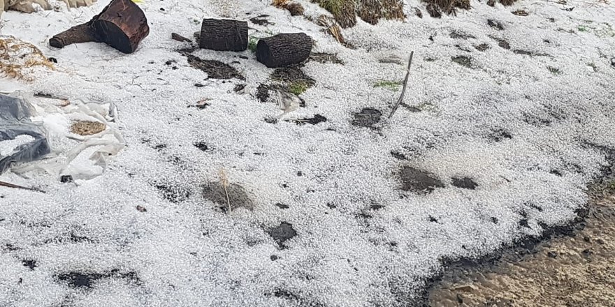 Tekirdağ’da bir mahalle beyaza büründü