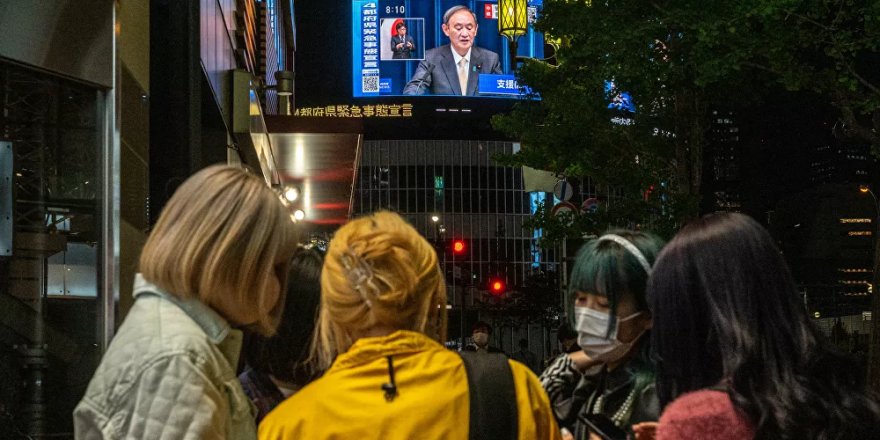 Japonya'da Tokyo dahil 4 bölgede Kovid-19 nedeniyle OHAL ilan edildi