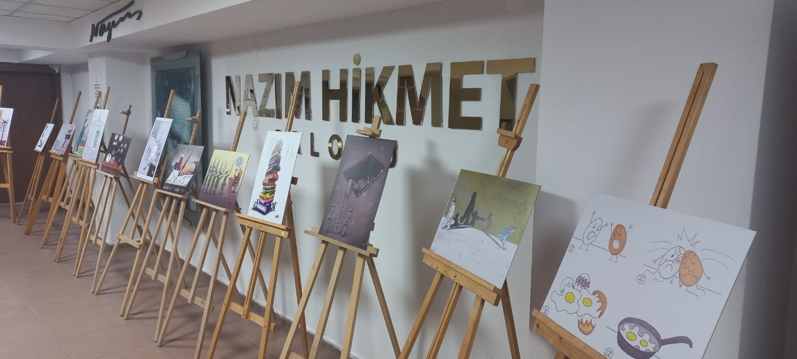 TÜLOV 1. ULUSAL KARİKATÜR YARIŞMASI ÖDÜL TÖRENİ VE SERGİ AÇILIŞI BÜYÜK İLGİ GÖRDÜ