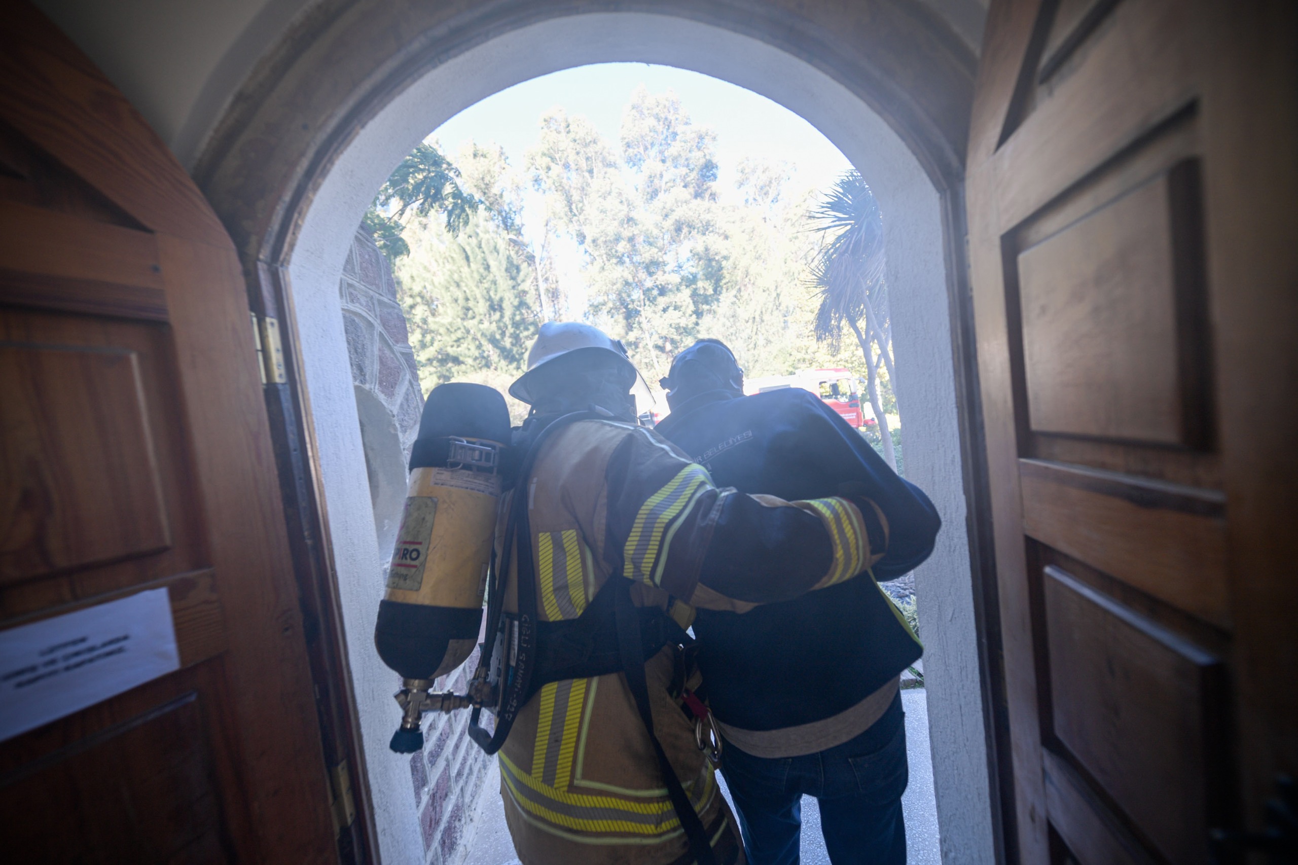 İzmir Doğal Yaşam Parkı’nda acil durum tatbikatı