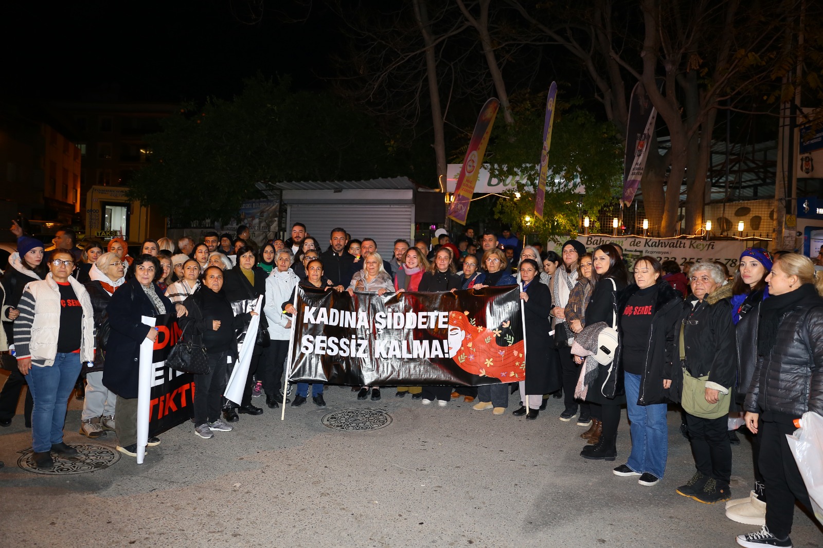 Başkan Kınay, Kadına Şiddete Karşı 24 Saat Nöbet Tutacak