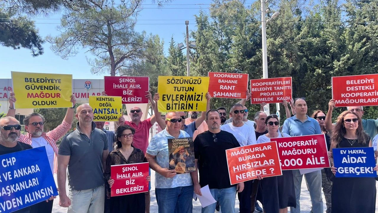 Aslanoğlu’na kooperatif mağdurlarından yanıt: Anası ağlayan biziz!