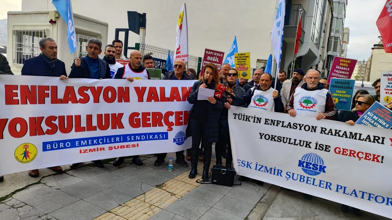 TÜİK rakamlarına tepki… İzmir’de memurlar iş bırakıyor!