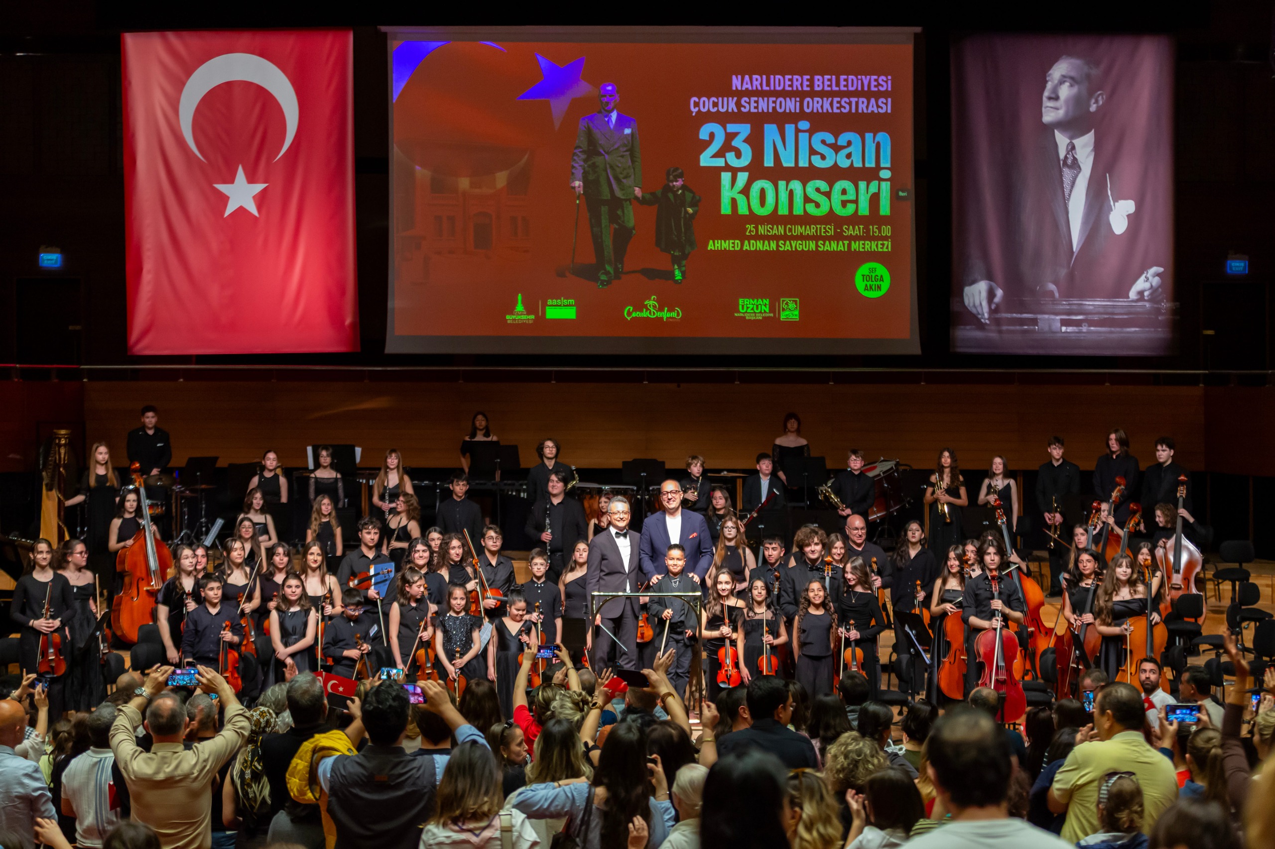 NARLIDERE BELEDİYESİ ÇOCUK SENFONİ ORKESTRASI’NDAN AASSM’DE 23 NİSAN KONSERİ