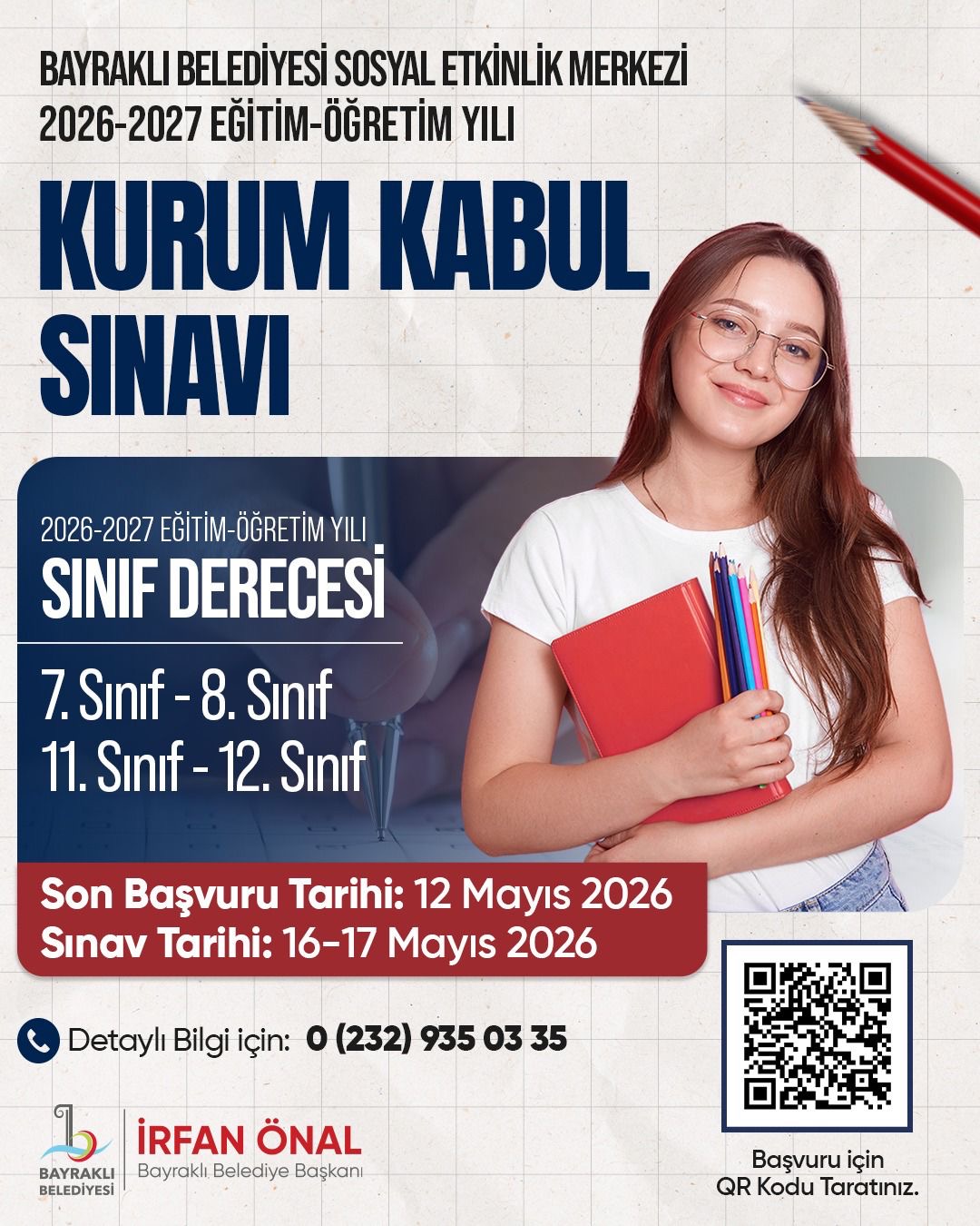 Bayraklı Belediyesi’nden Öğrencilere Ücretsiz Eğitim Desteği