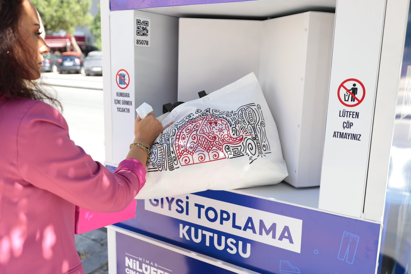 Konaklıların eski giysileri çöpe değil geri dönüşüme gidiyor
