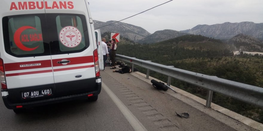 Antalya’da hız motosikleti kazası: 2 ölü