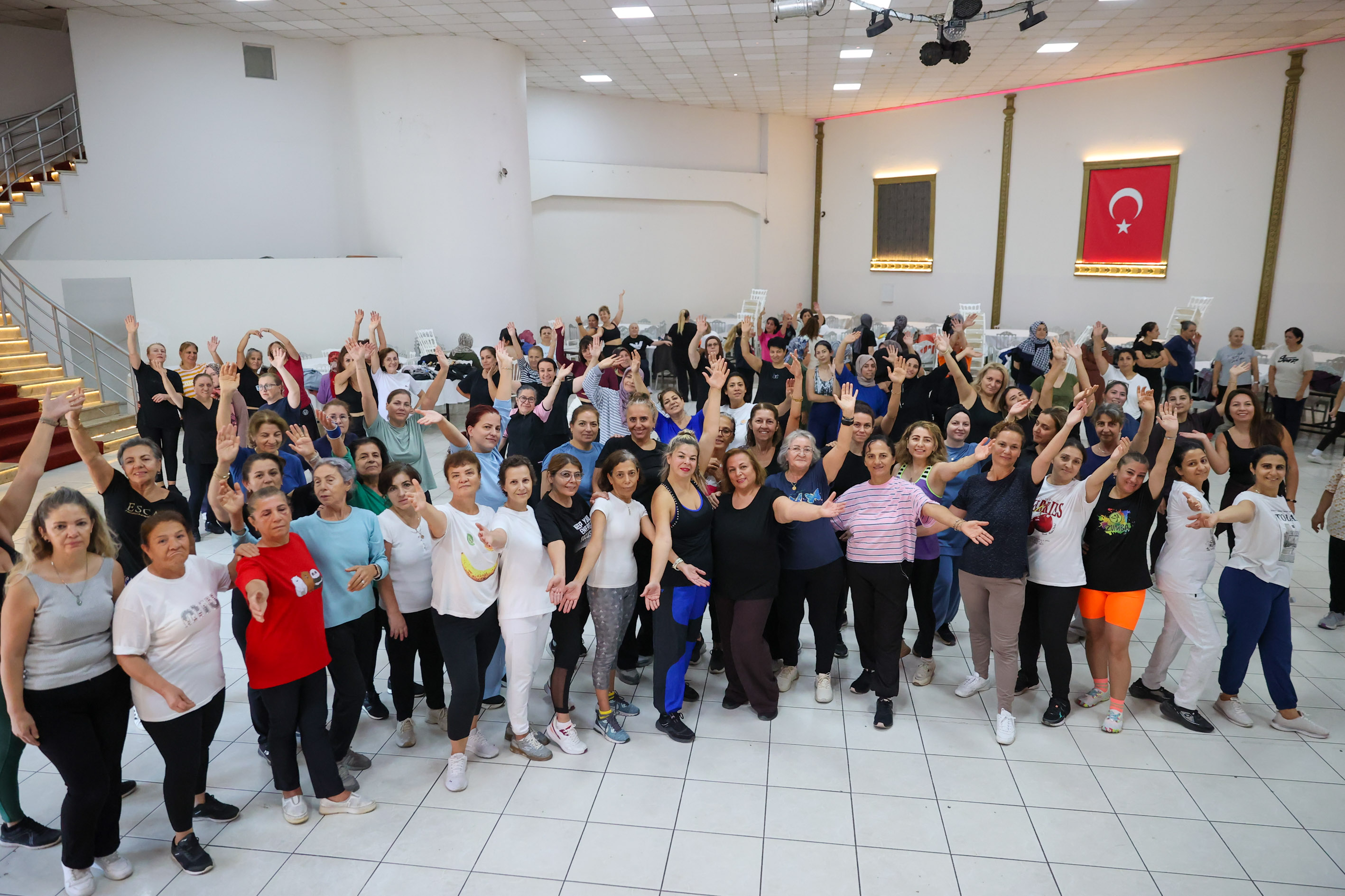 Bucalı kadınlar kış spor kurslarını çok sevdi