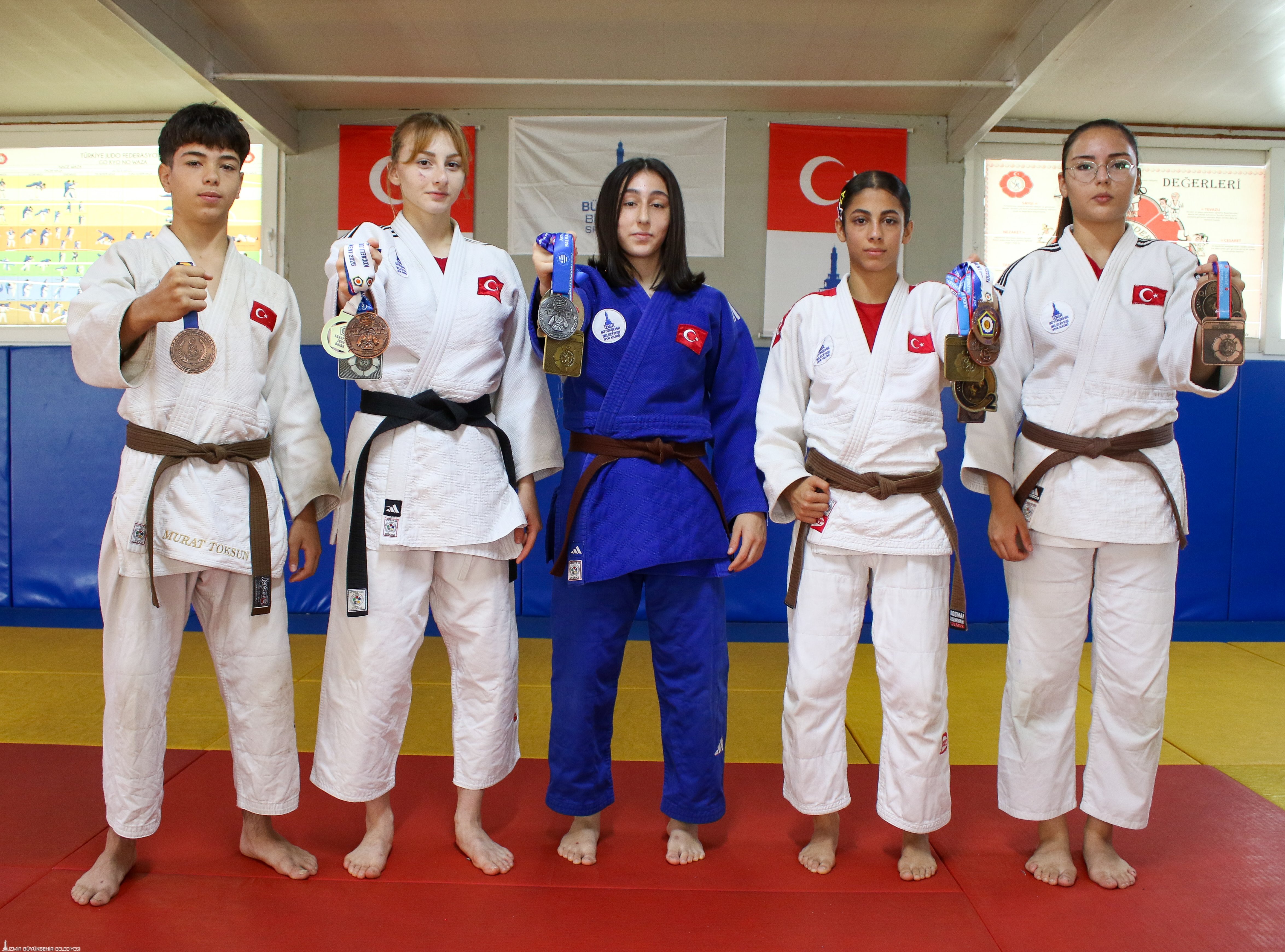 Genç judocuların hedefi olimpiyat madalyası
