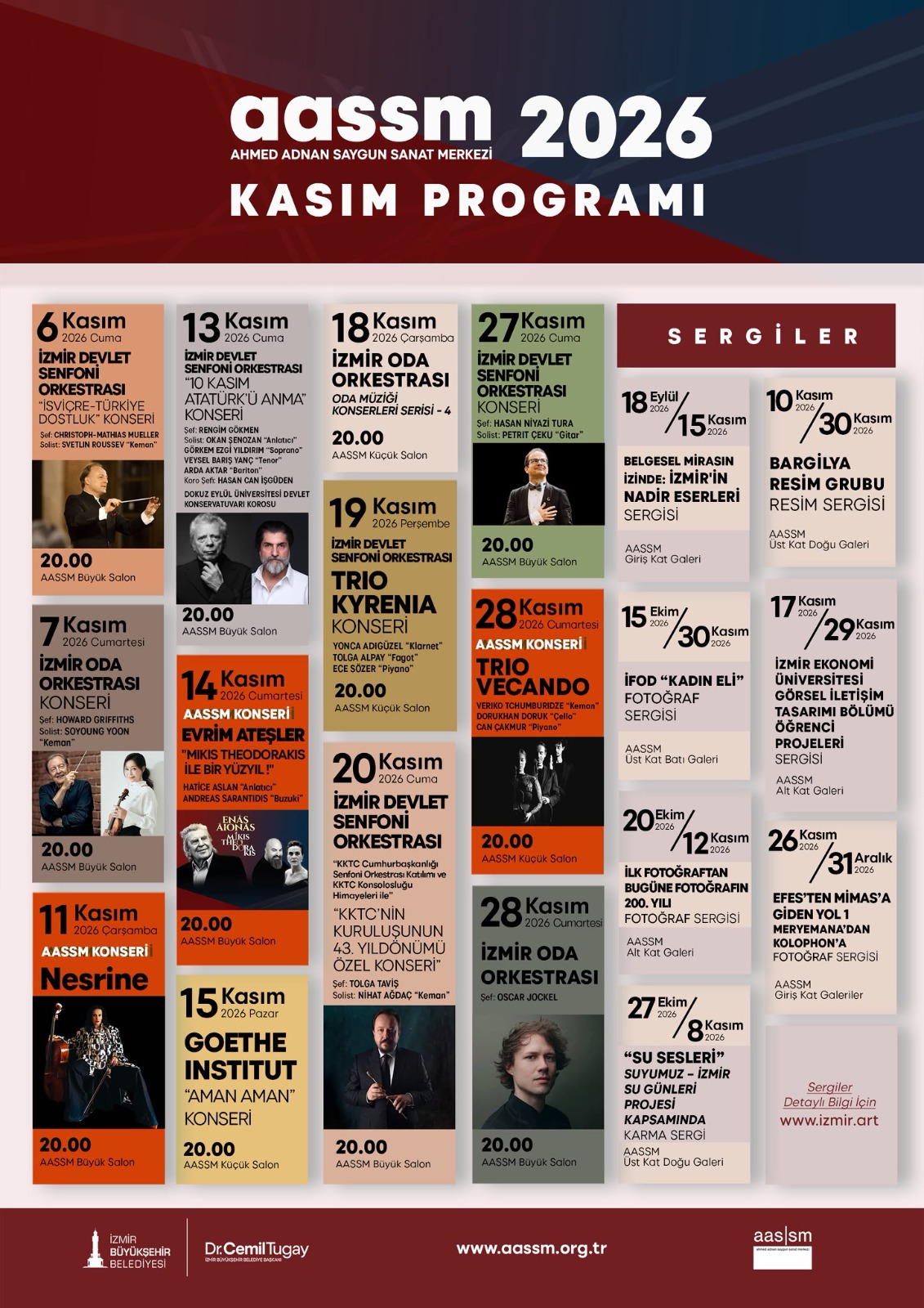 Kasımda sanat başka olacak