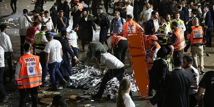 İsrail'de on binlerce aşırı dinci Yahudi'nin bayram kutlaması sırasında izdiham: En az 44 ölü, 103 yaralı