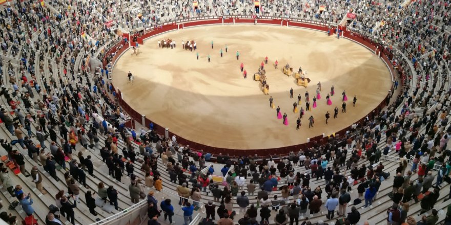 İspanya’da salgının başından bu yana ilk "boğa güreşi" yapıldı