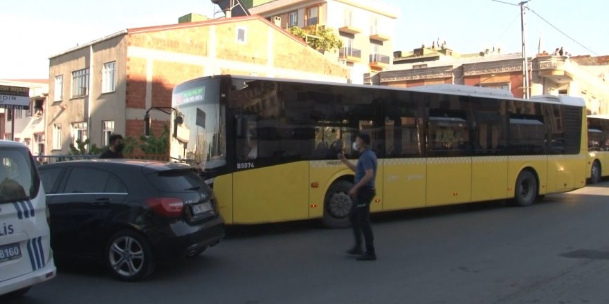 Aracına çarpıp kaçan İETT otobüsünü kilometrelerce kovaladı