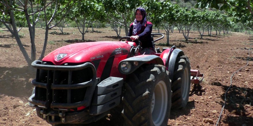 Çiftçiler gününü tarlada çalışarak geçirdiler