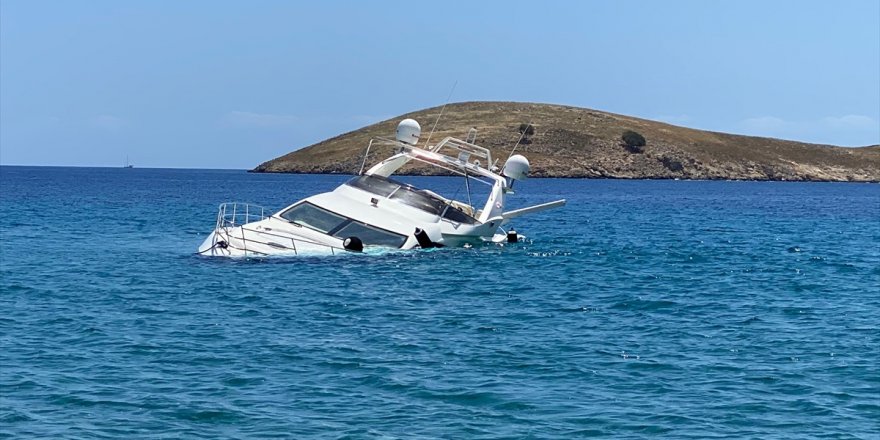 Muğla'da karaya oturan yattaki 6 kişi kurtarıldı