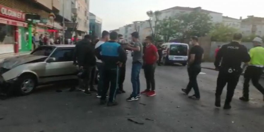 Pendik'te drift yapan magandalar aracı onlarca kişinin üzerine sürdü: Ortalık savaş alanına döndü