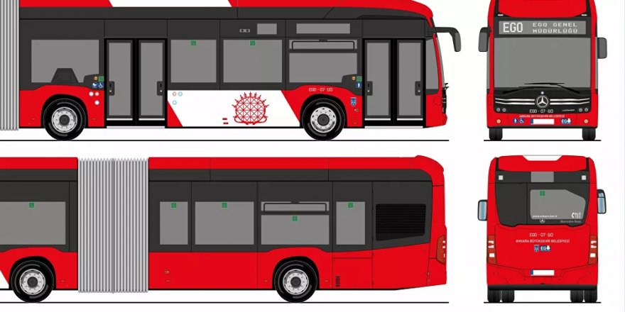 Ankara'da yeni otobüslerin rengi ve tasarımı anketle belirlenecek