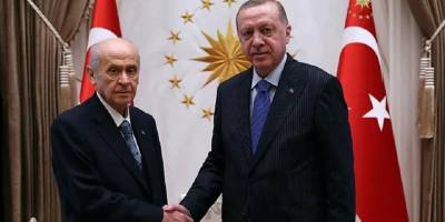 Cumhurbaşkanı Erdoğan, Bahçeli ile görüşüyor