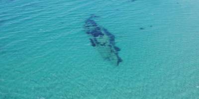 Çanakkale Savaşı'ndaki batık gemiler havadan görüntülendi