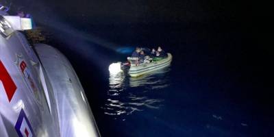 Bodrum açıklarında 6 düzensiz göçmen kurtarıldı