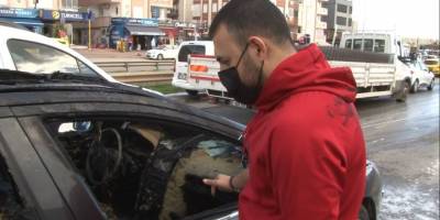 Antalya'da seyir halindeki otomobil alev alev yandı