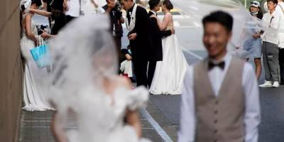 Çin'de düğün patlaması: 5 günlük tatilde 400 bin çift evlendi