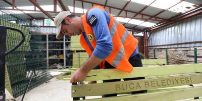 Buca’nın parklarında geri dönüşüm dönemi