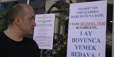 35 maske cezası yedi, dükkanına astığı yazı şaşkına çevirdi