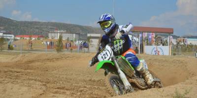 Afyonkarahisar'daki motokros şampiyonaları antrenman turlarıyla başladı