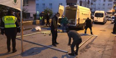 Ankara’da temeli hasar gören ve otoparkı çöken 3 katlı apartman tahliye edildi