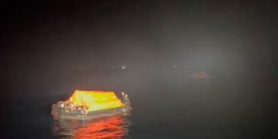 Aydın'da Türk kara sularına geri itilen 84 sığınmacı kurtarıldı