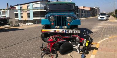 Aydın'da ciple çarpışan elektrikli bisikletin sürücüsü öldü