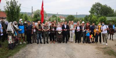 "Domaniç Göç Yolu Ekoturizm Projesi" kapsamında tarihi göç yolu açıldı