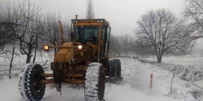 Ödemiş’te yaylalar kar altında, ekipler alarmda