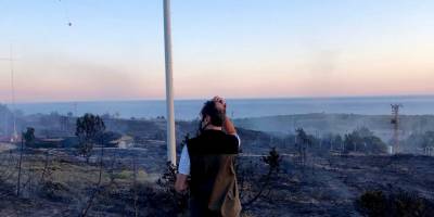 Altınkum'da 20 dekar makilik alan yandı