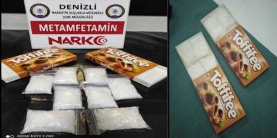 Çikolata kutularından uyuşturucu çıktı