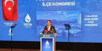 DEVA Partisi Genel Başkanı Babacan, partisinin Narlıdere ilçe kongresine katıldı