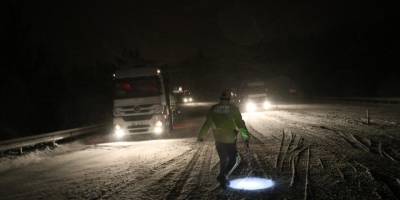 Denizli'de etkili olan tipi şehirler arası güzergahlarda ulaşımı aksattı