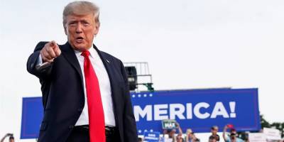 Trump, Beyaz Saray'dan ayrıldıktan sonra ilk mitingini yaptı: Amerika'yı geri alacağız