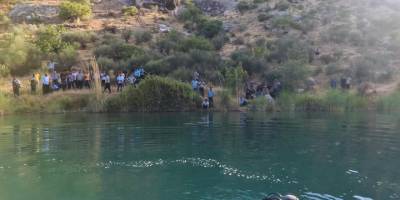 Fırat nehrinde balık tutmak isteyen genç nehre düşerek boğuldu