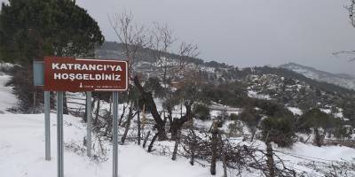 Bergama kar altında