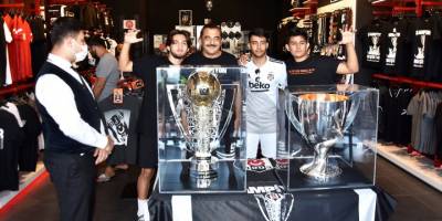 Beşiktaş'ın kupaları Bodrum'da
