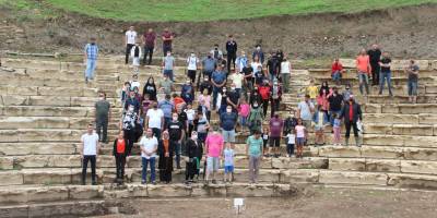 Off-Road tutkunları antik kenti inceledi