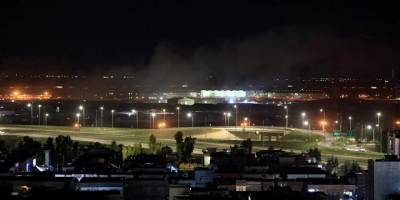 Irak'ta ABD askerlerinin bulunduğu Erbil Havaalanı'na roket ve insansız hava araçlı saldırı