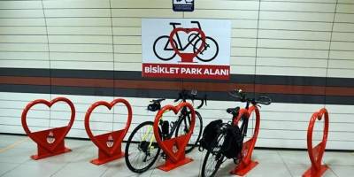 İstanbul metrosuna bisiklet parkları kuruluyor